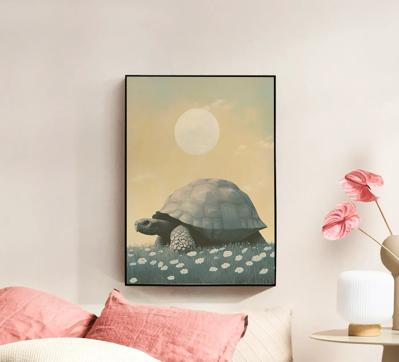 schildpad acryl van Nikis Art Studio