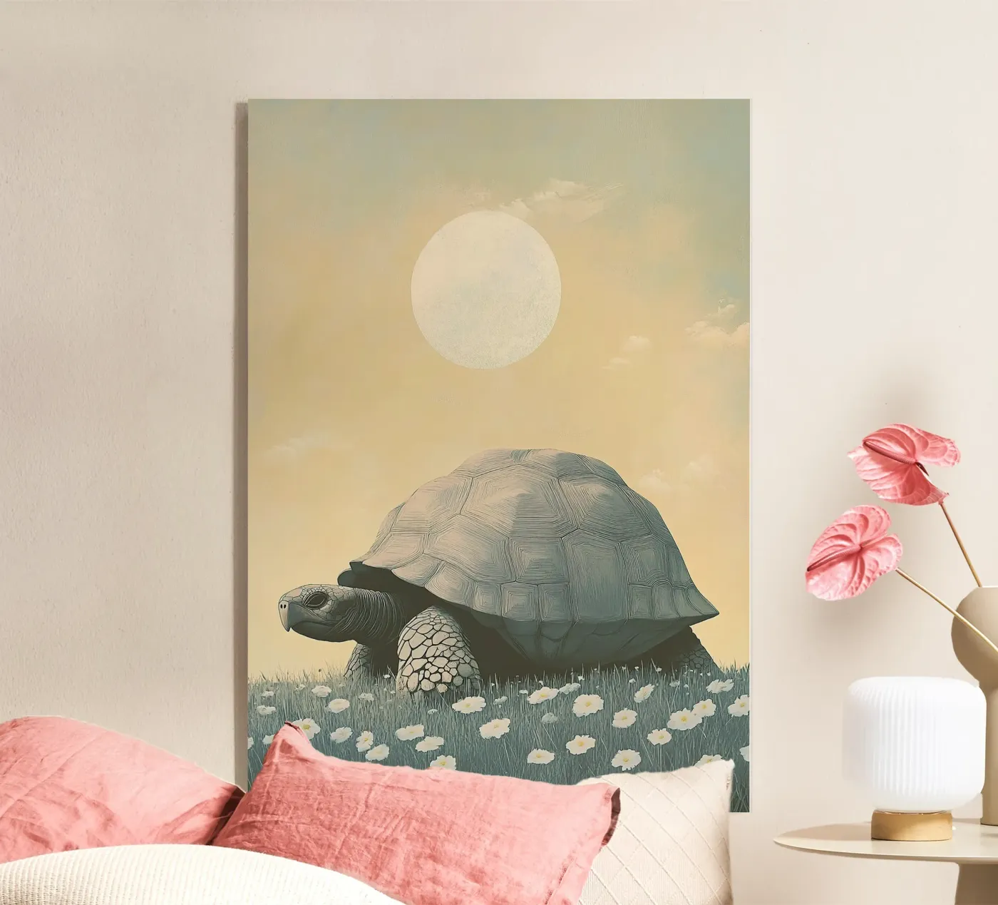 schildpad acryl van Nikis Art Studio