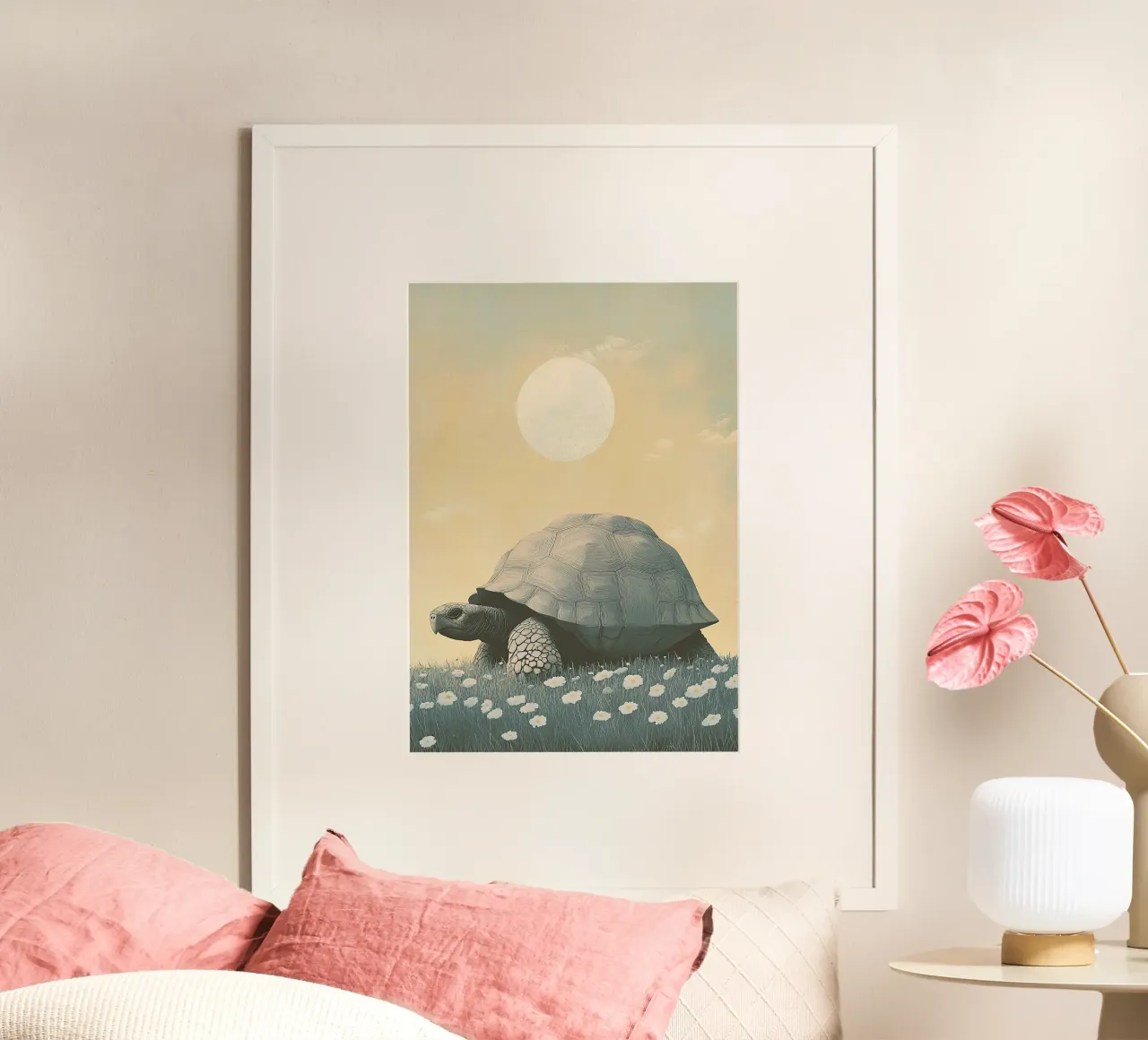 turtle poster by Nikis Art Studio