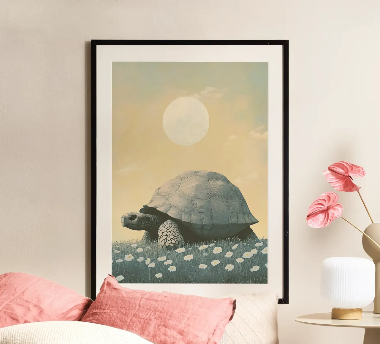 turtle poster by Nikis Art Studio