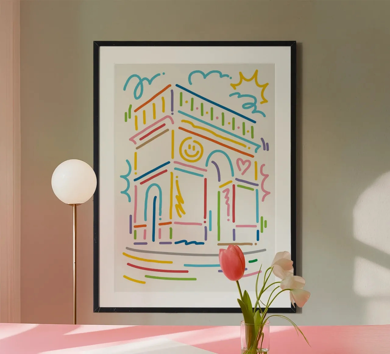 Colette, l'apripista_ i creativi rendono omaggio all'icona poster con telaio in legno da bonglantrungmuoi