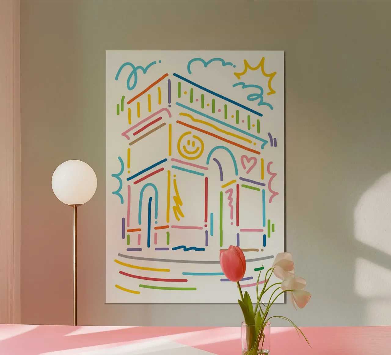 Colette, l'apripista_ i creativi rendono omaggio all'icona poster con telaio in legno da bonglantrungmuoi