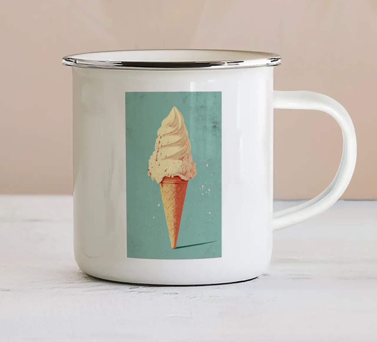 Eis tazza in smalto da Nikis Art Studio