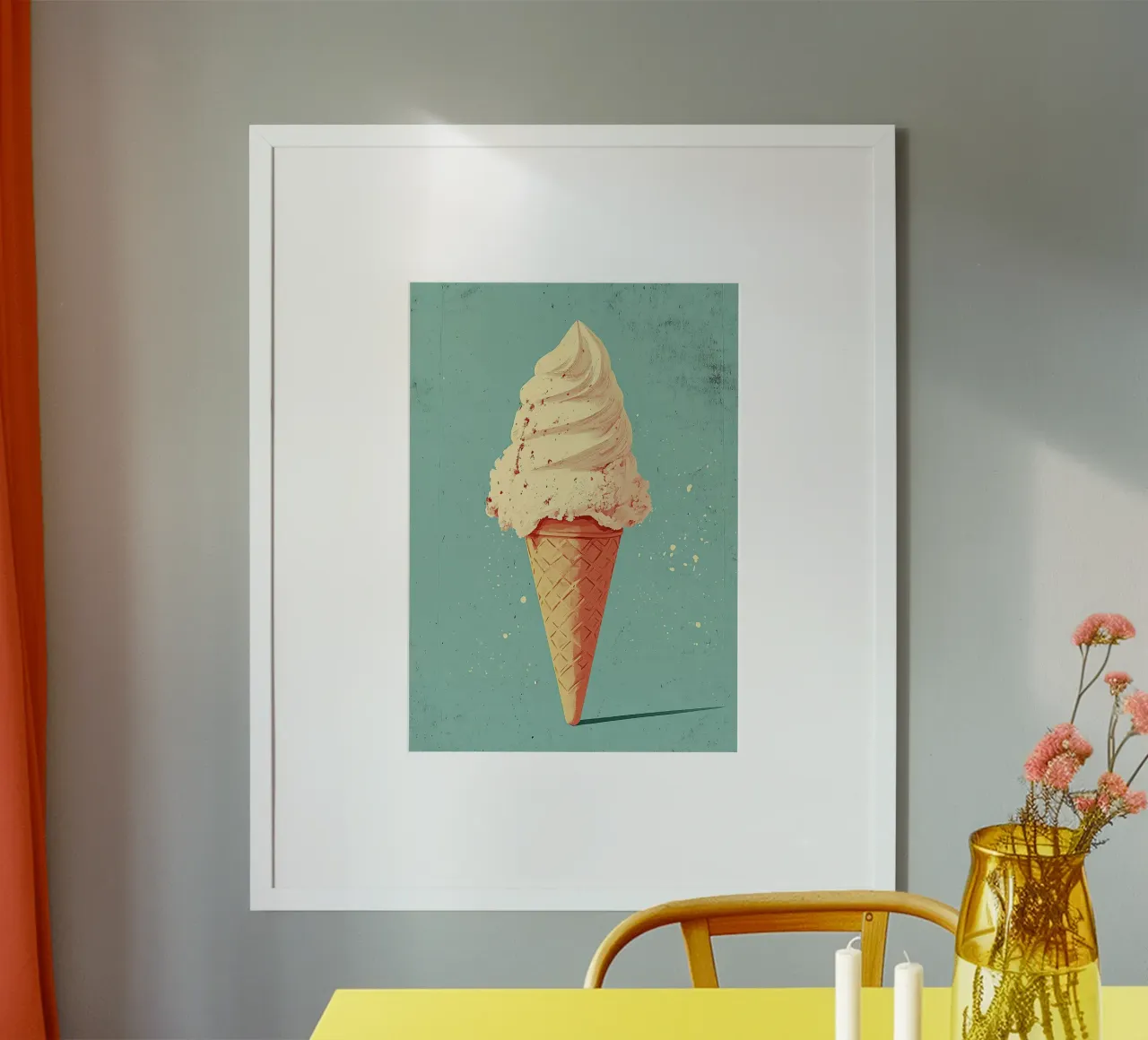 Eis poster con telaio in plastica da Nikis Art Studio