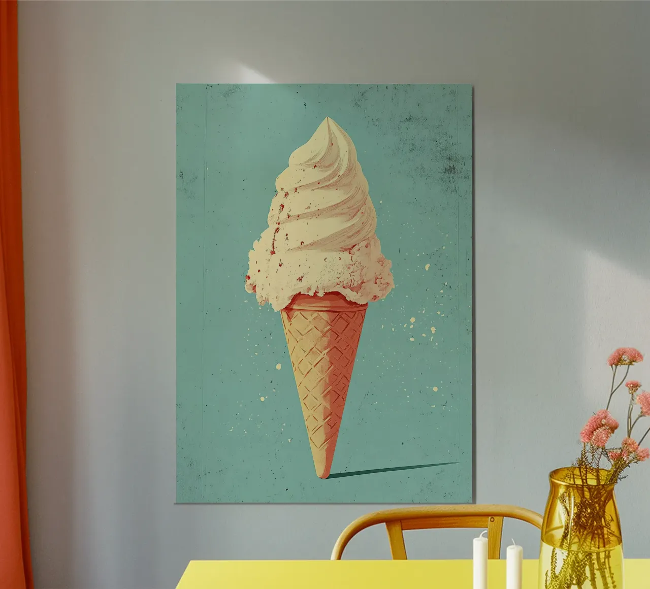 Eis poster con telaio in plastica da Nikis Art Studio