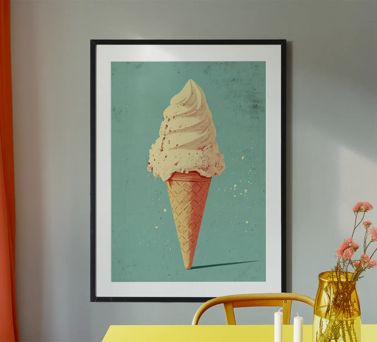 Eis poster con telaio in plastica da Nikis Art Studio