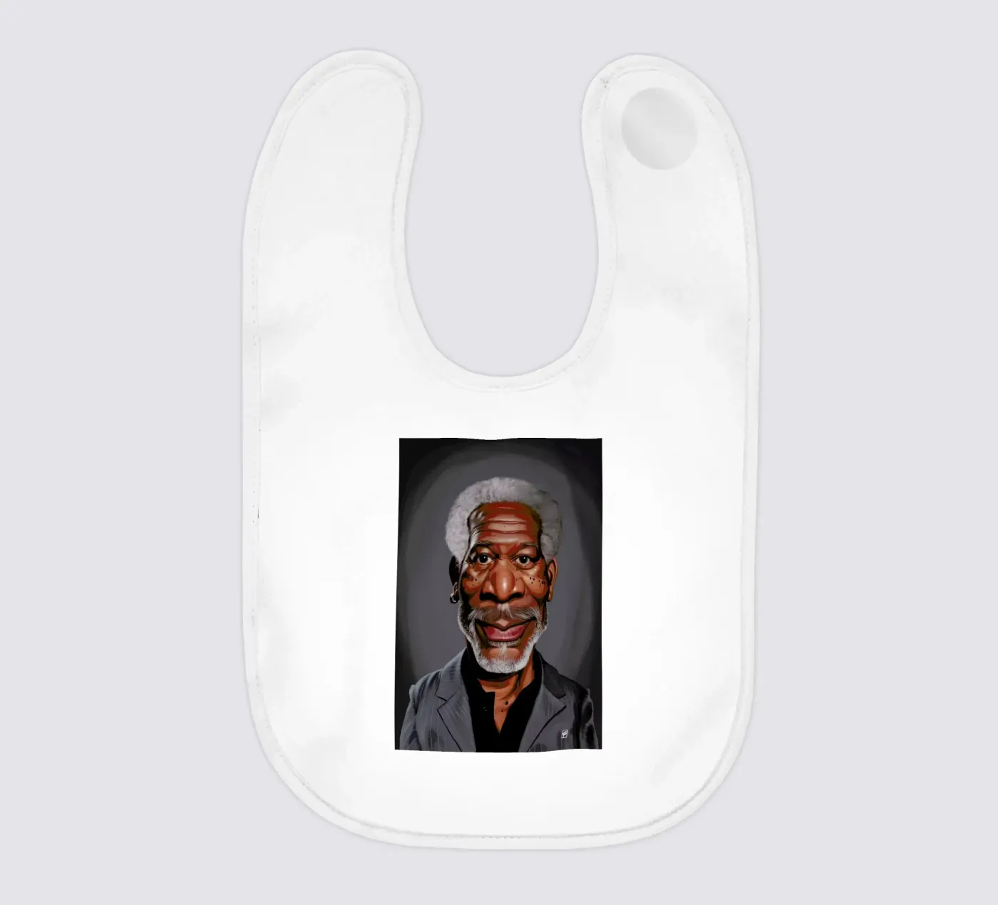 Morgan Freeman bavaglino da Rob Art | Illustration