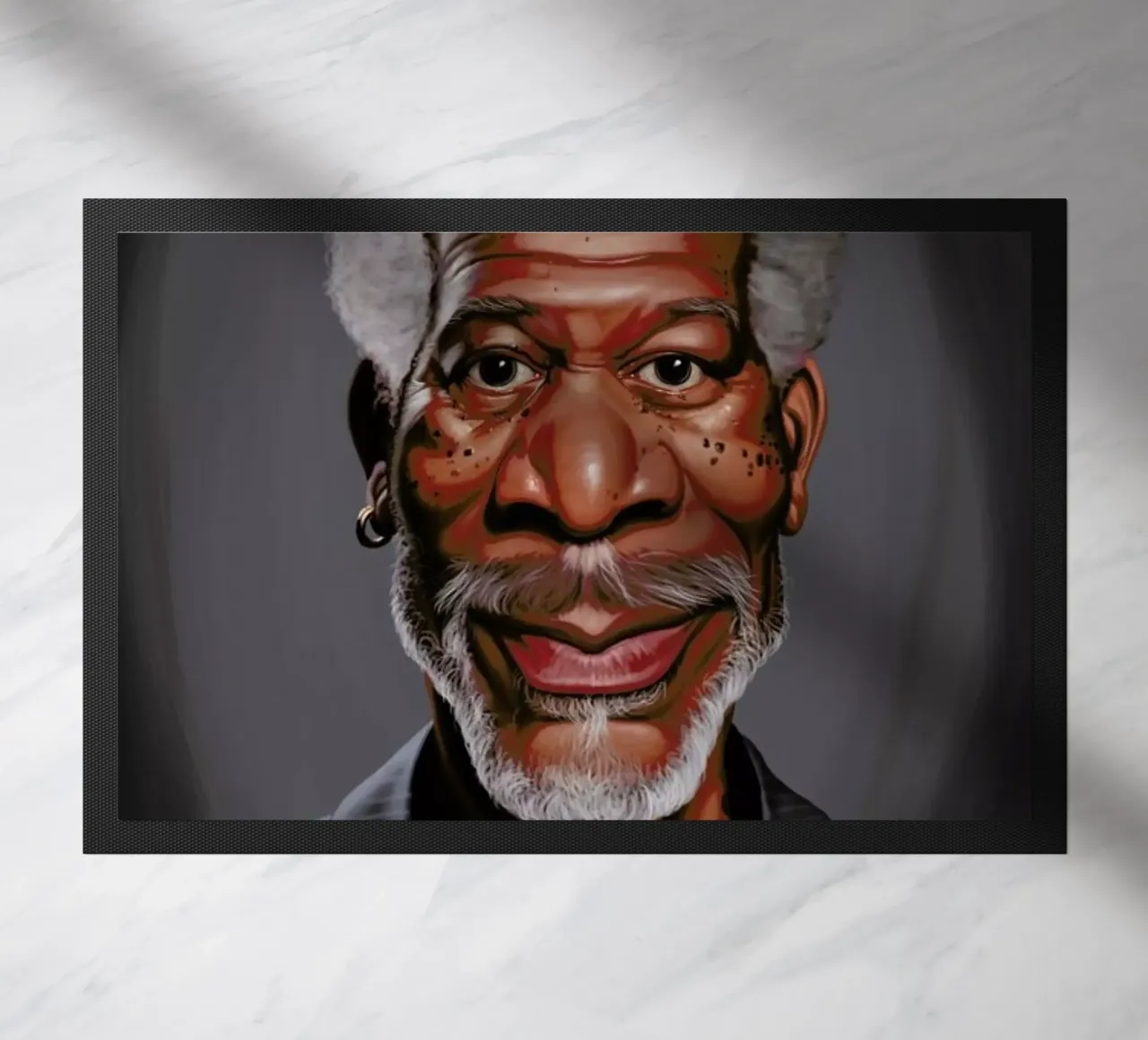 Morgan Freeman zerbino da Rob Art | Illustration