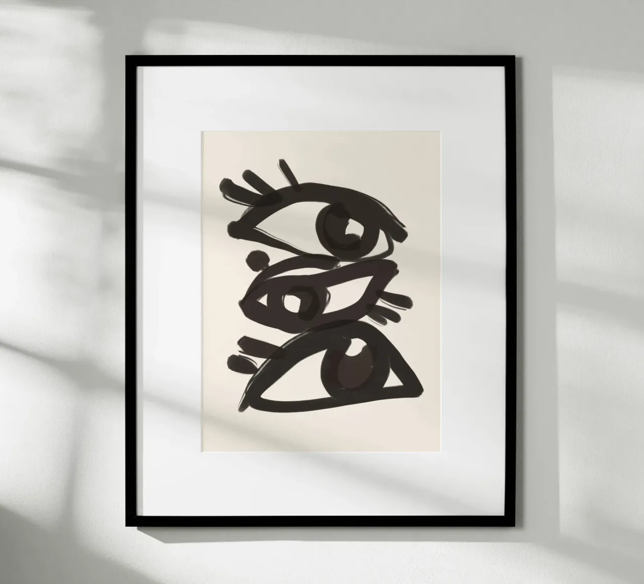 Occhi astratti line art 3 poster da ThingDesign
