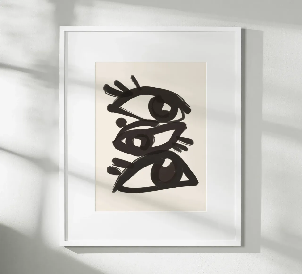Occhi astratti line art 3 poster da ThingDesign