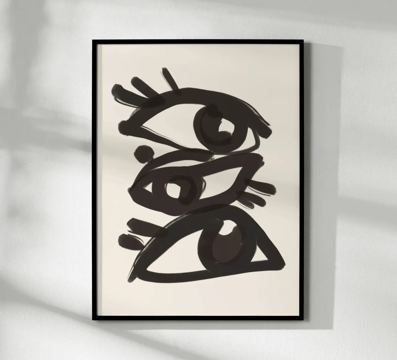 Occhi astratti line art 3 poster da ThingDesign