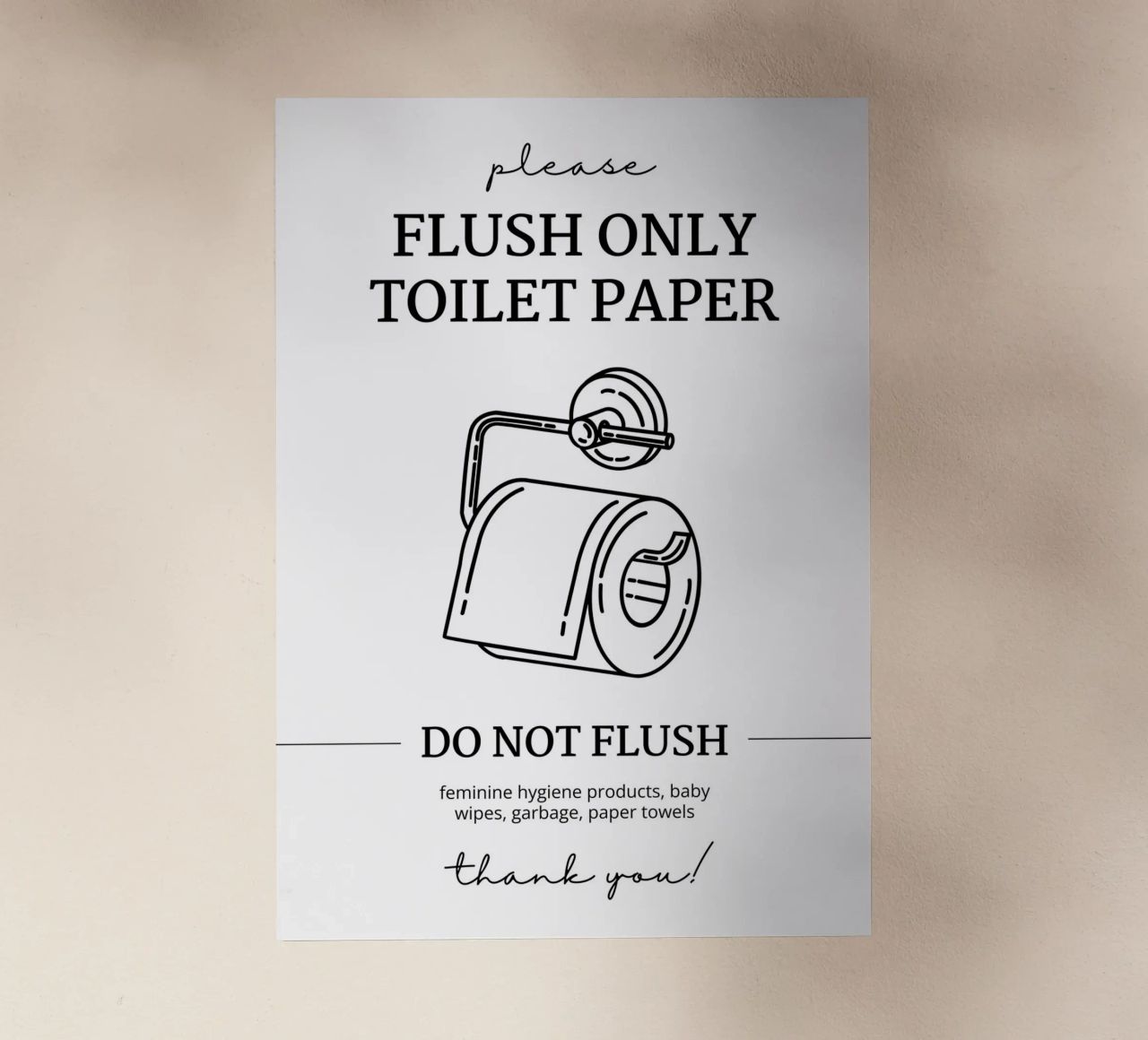 Flush Only Toilet Paper backlit film by mazzihanq