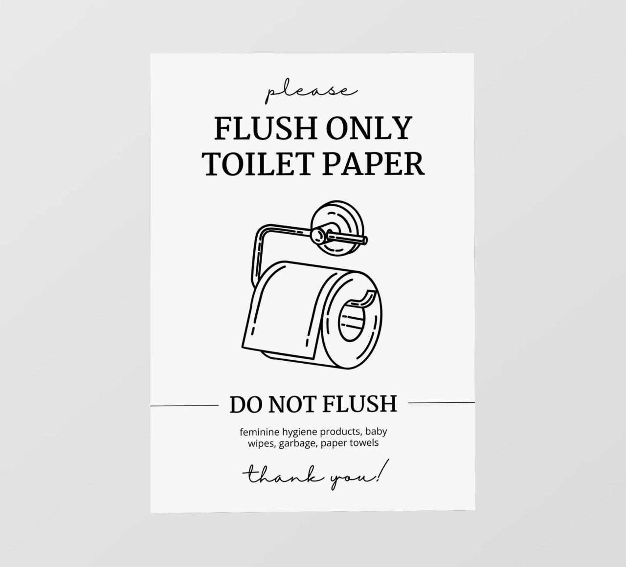 Flush Only Toilet Paper backlit film by mazzihanq