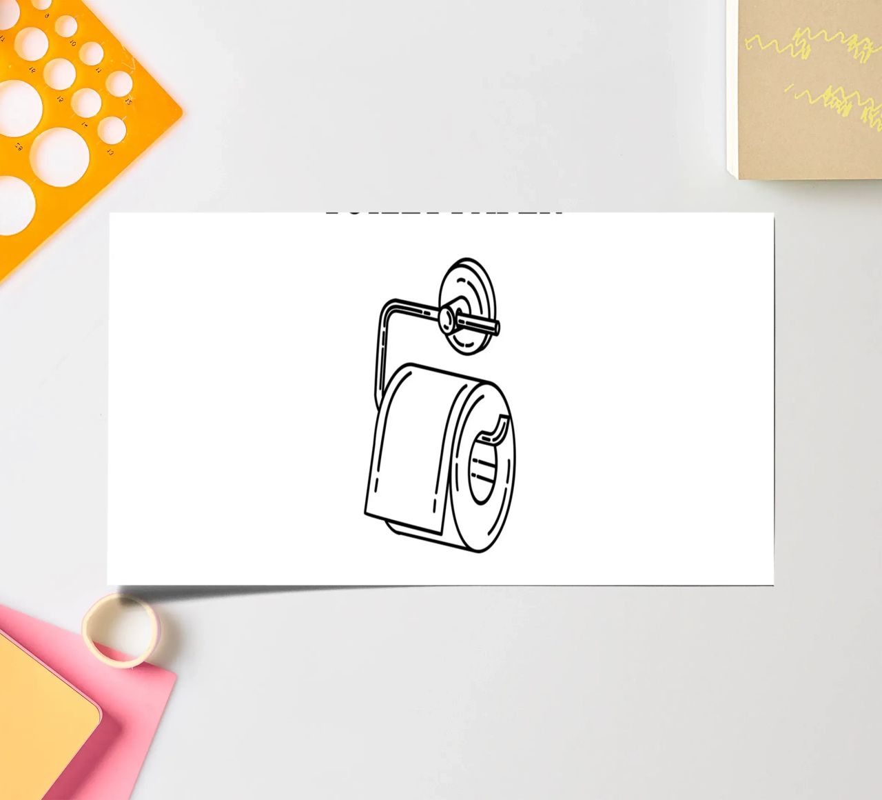 Flush Only Toilet Paper sticker sheet by mazzihanq