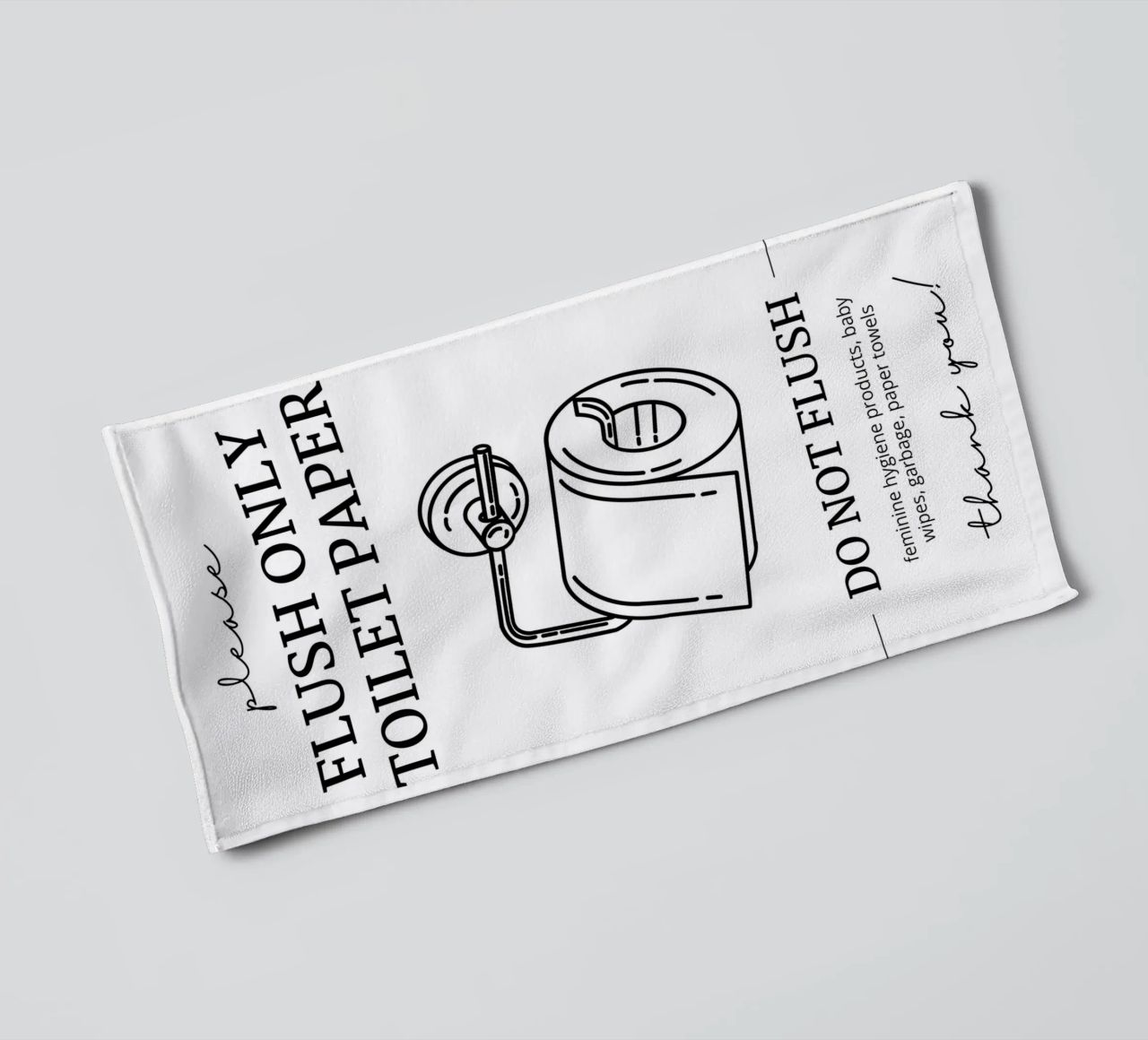 Flush Only Toilet Paper towel by mazzihanq