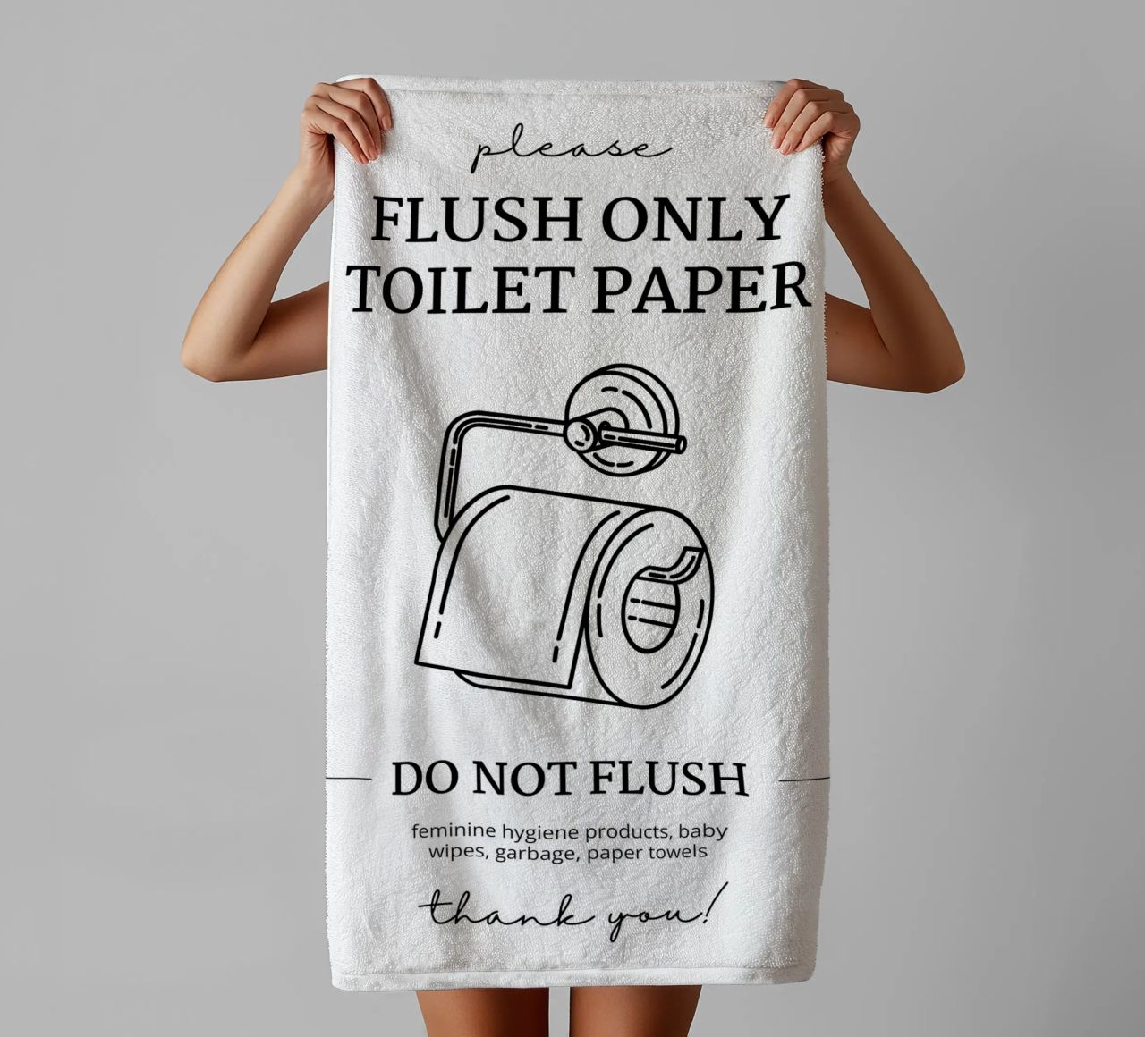 Flush Only Toilet Paper towel by mazzihanq