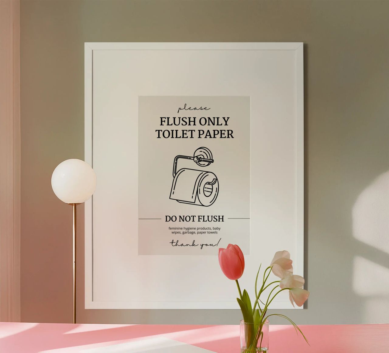 Flush Only Toilet Paper poster by mazzihanq