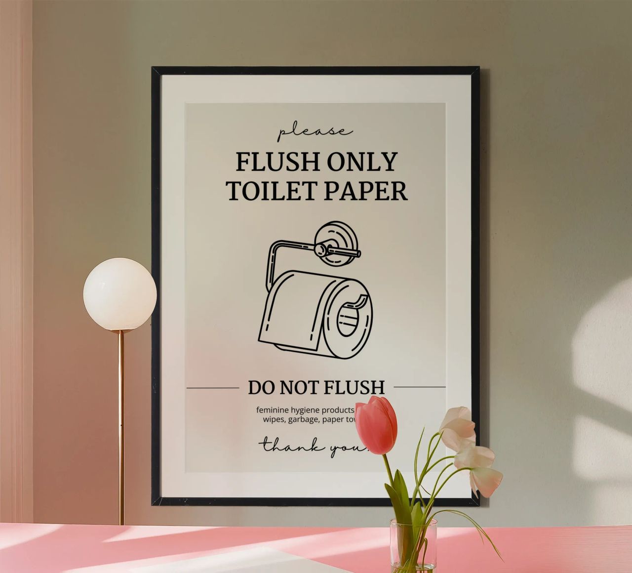 Flush Only Toilet Paper poster by mazzihanq