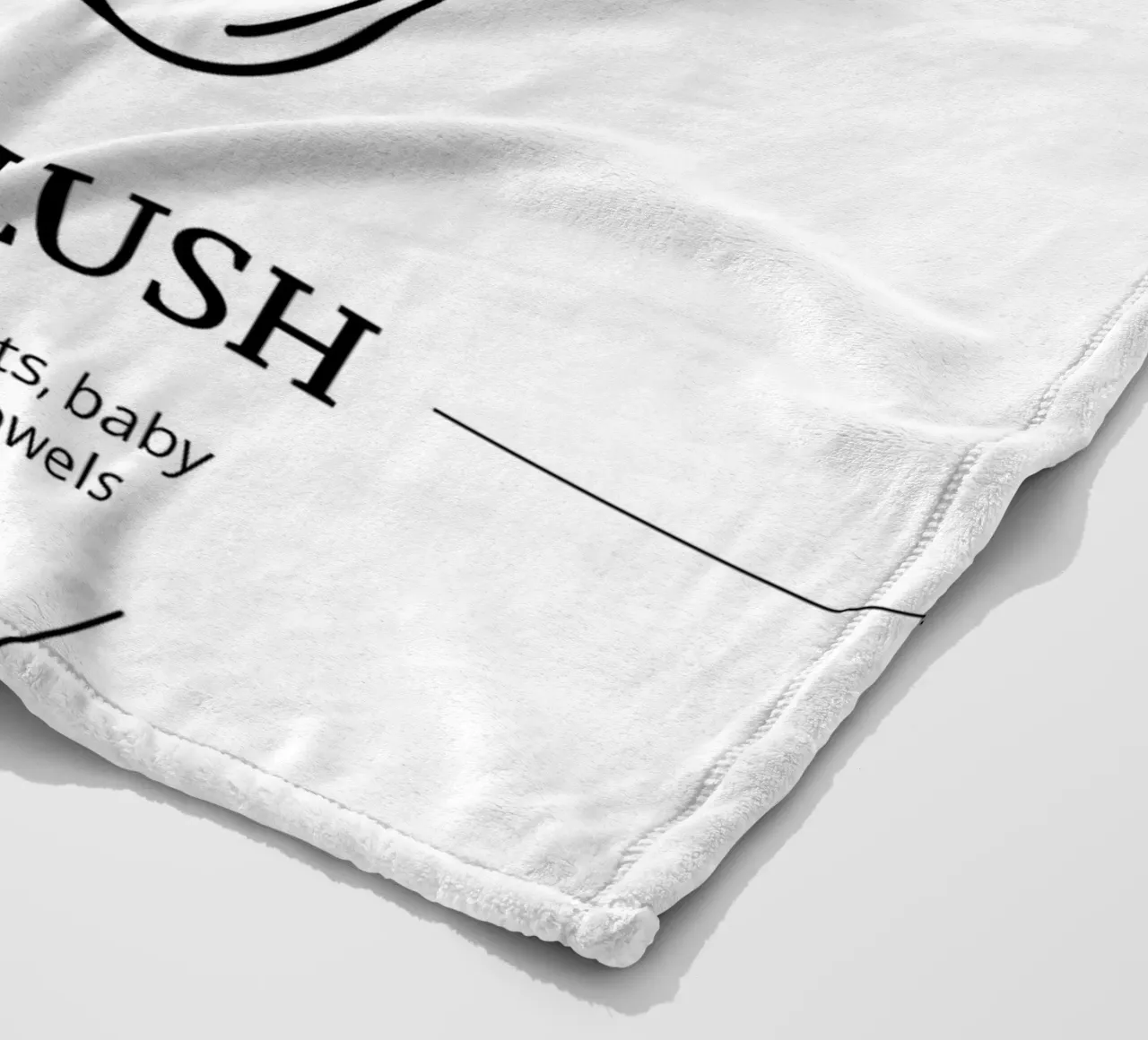 Flush Only Toilet Paper fleece blanket by mazzihanq