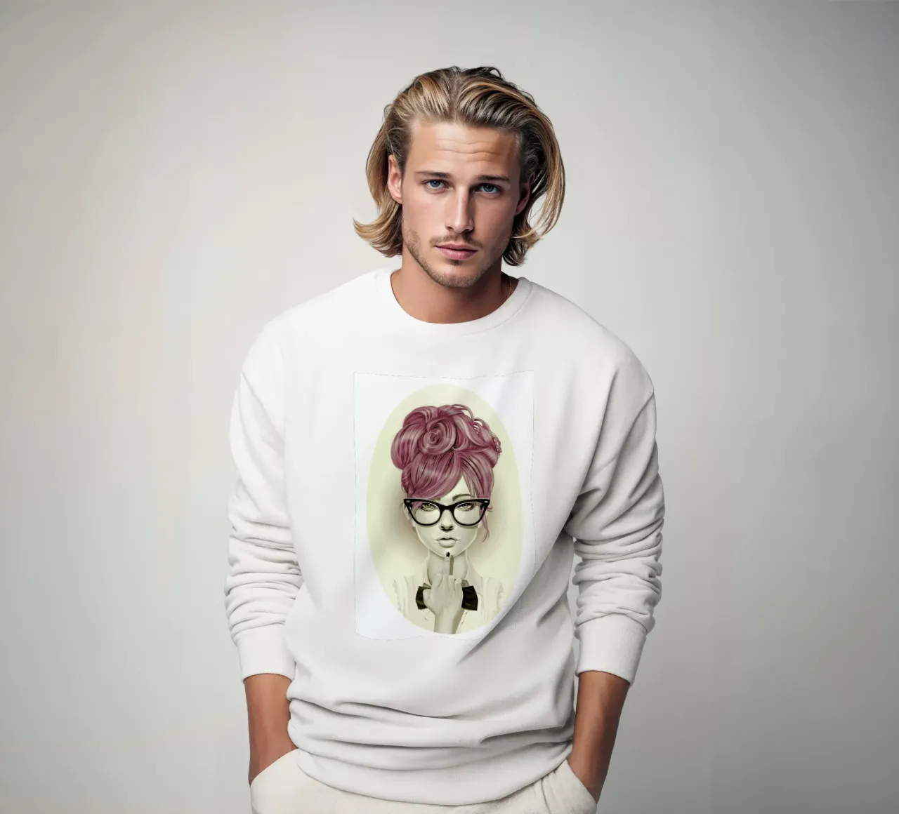 FU*K U sweatshirt by Giulio Rossi