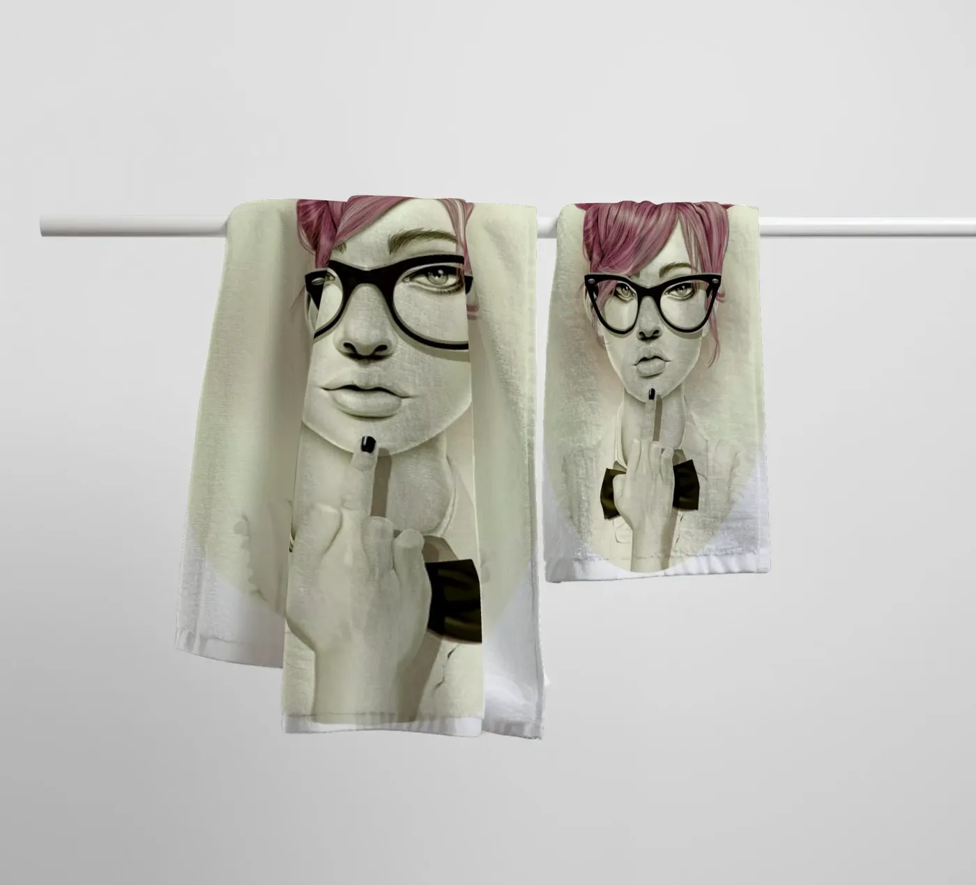 FU*K U towel by Giulio Rossi