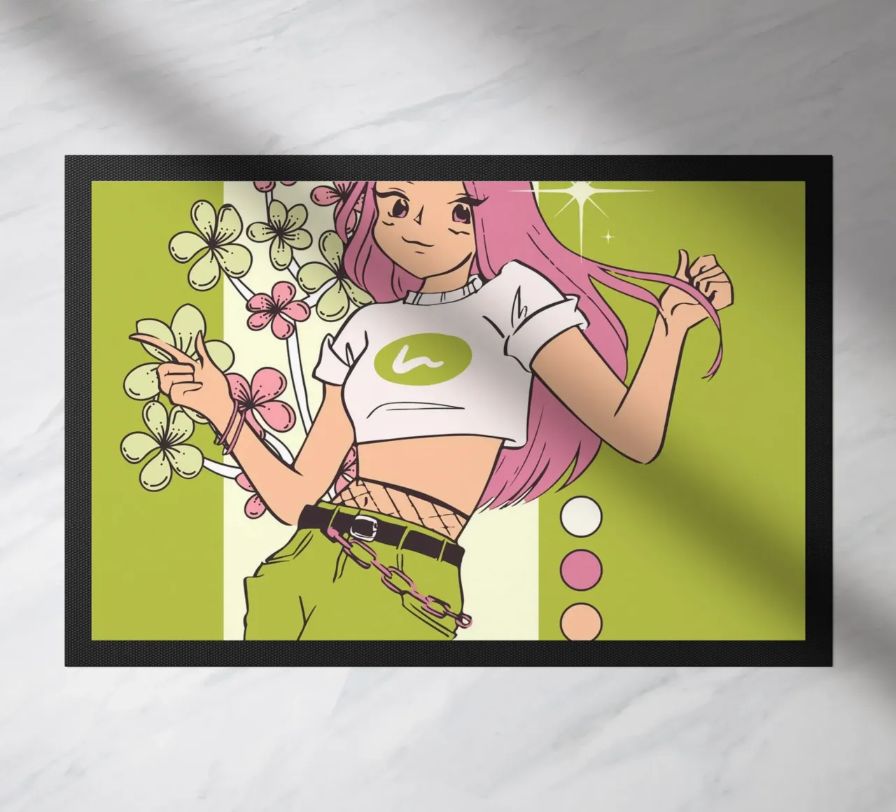 ragazza zerbino da mazzihanq