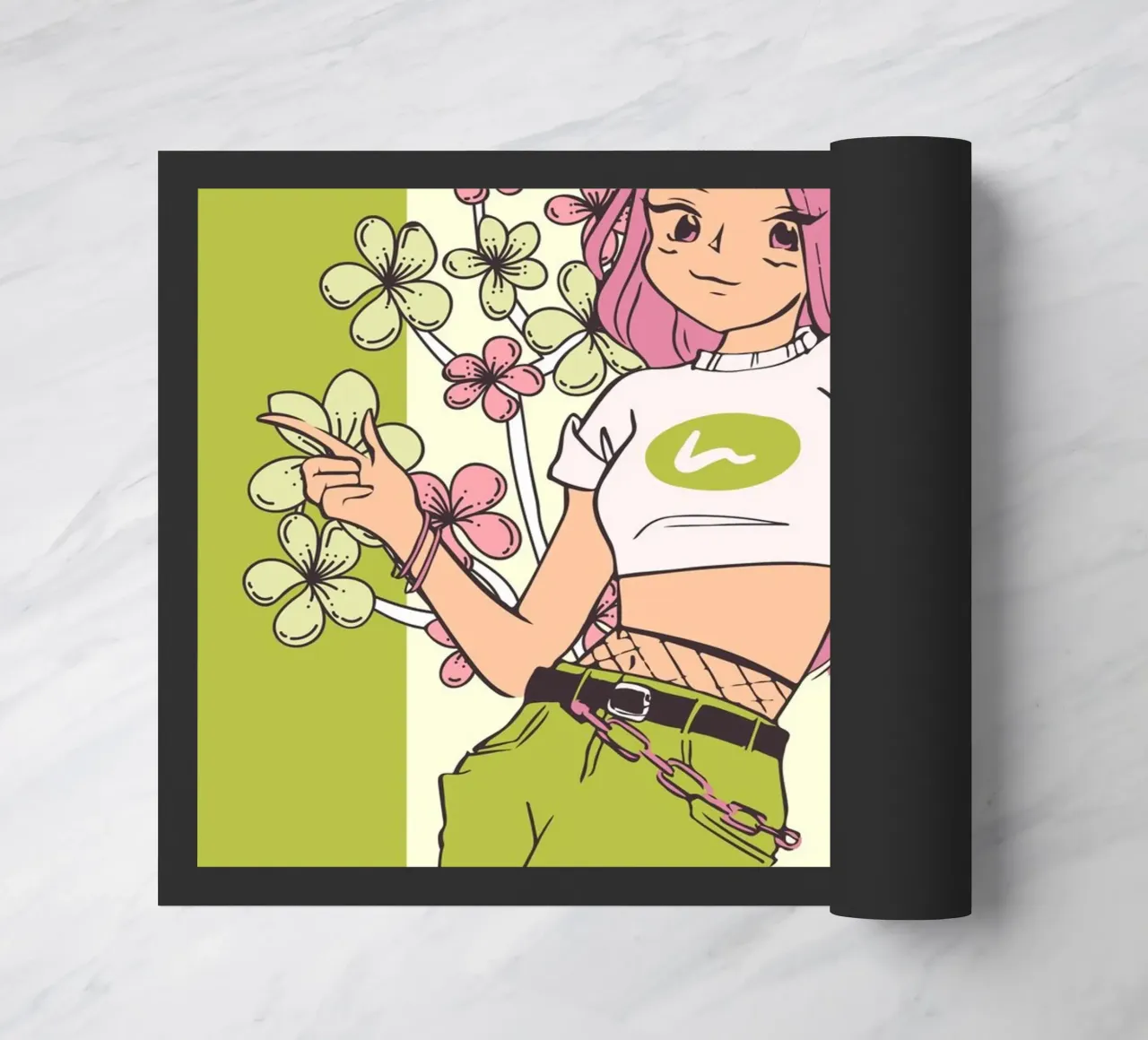 ragazza zerbino da mazzihanq