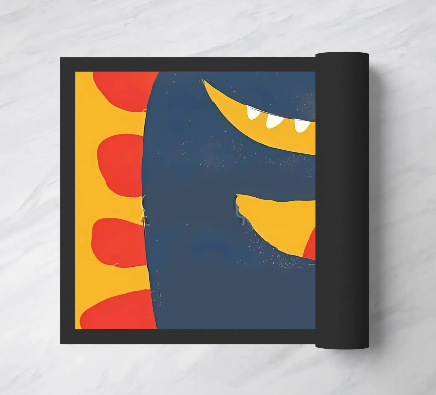 dinosaur doormat by bonglantrungmuoi