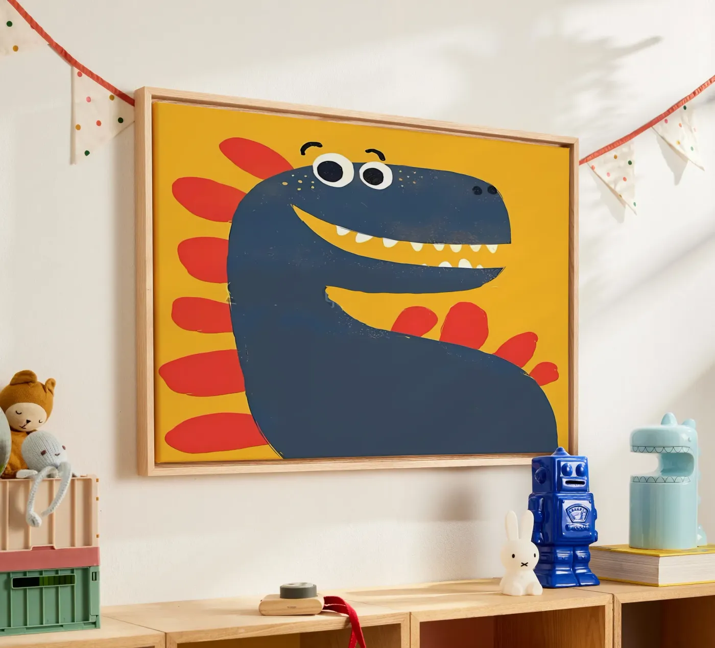 dinosaur canvas by bonglantrungmuoi