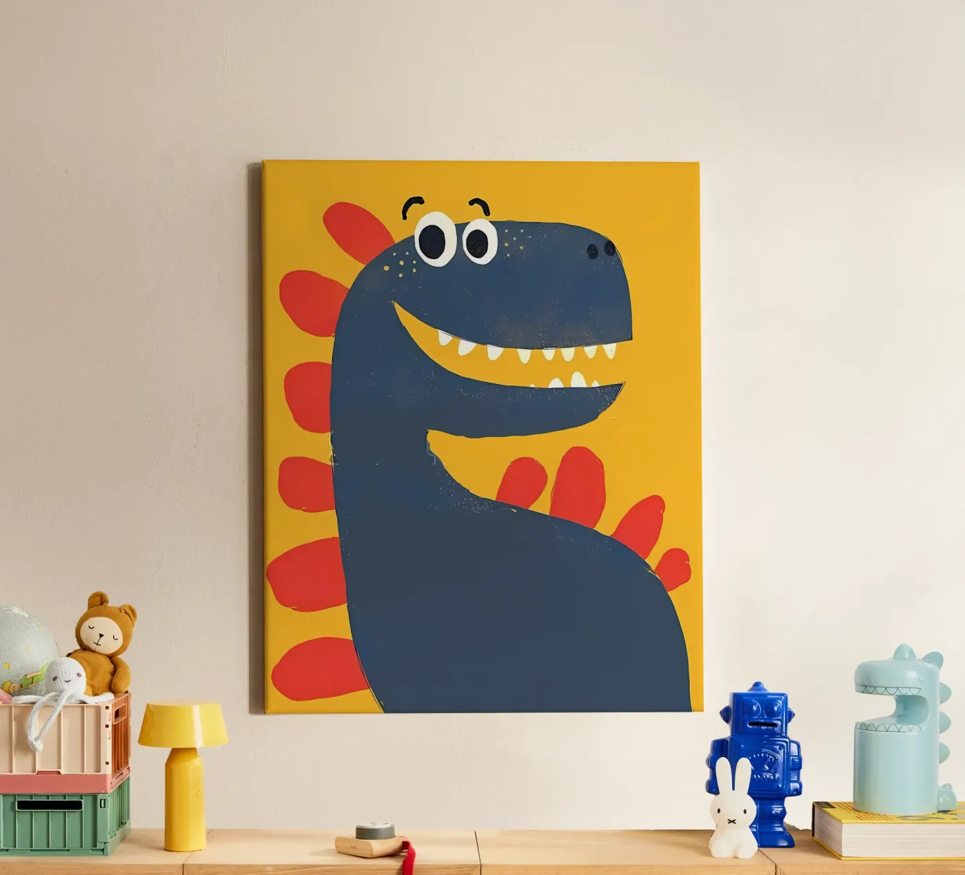 dinosaur canvas by bonglantrungmuoi