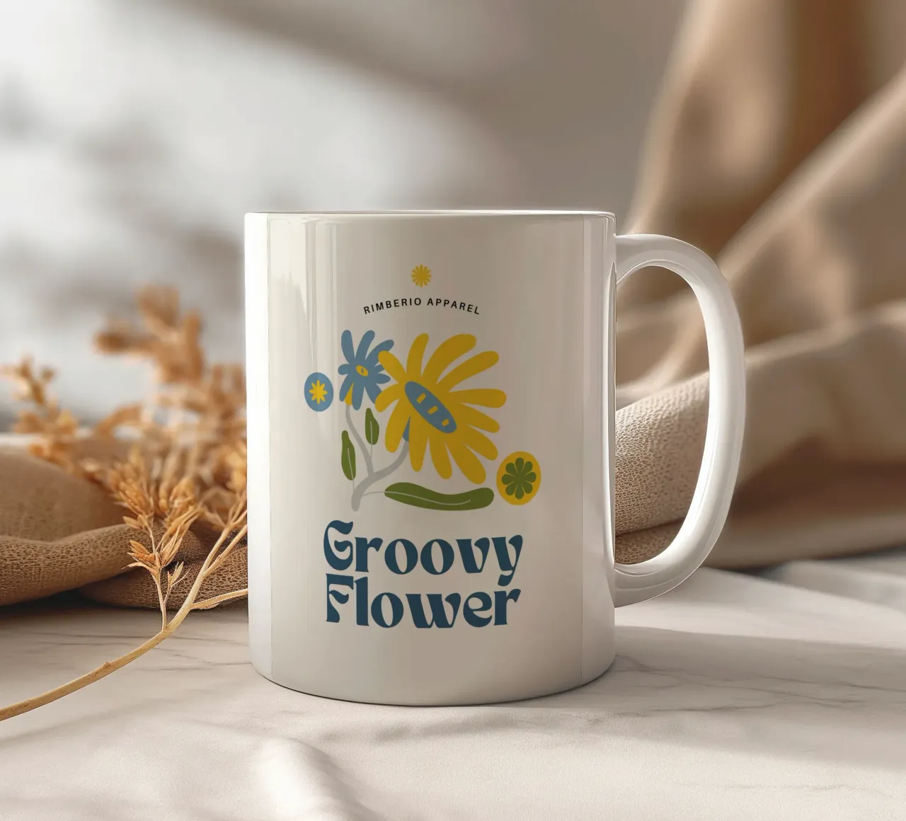 fiore groovy tazza in ceramica da mazzihanq
