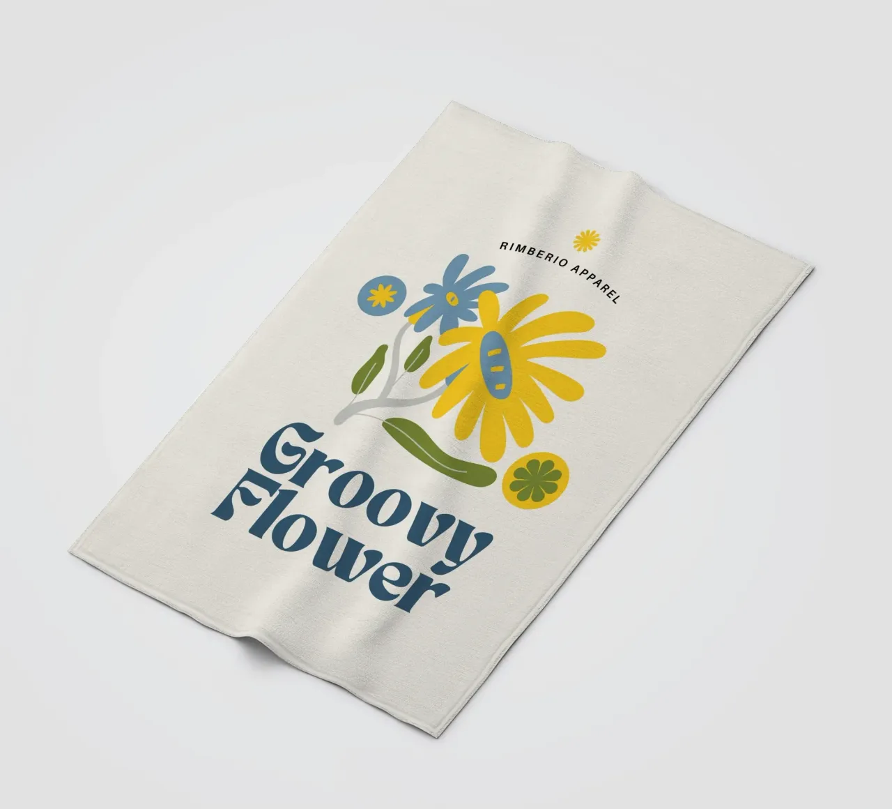 fiore groovy coperta in pile da mazzihanq