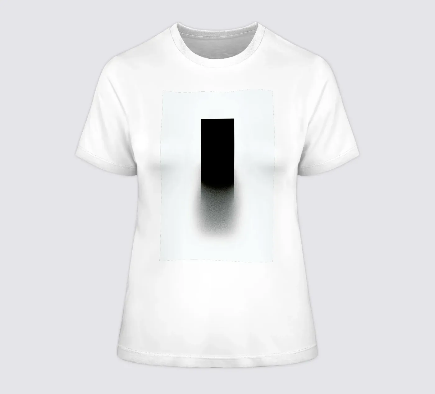 Fading rectangle t-shirt da donna da LeDieg