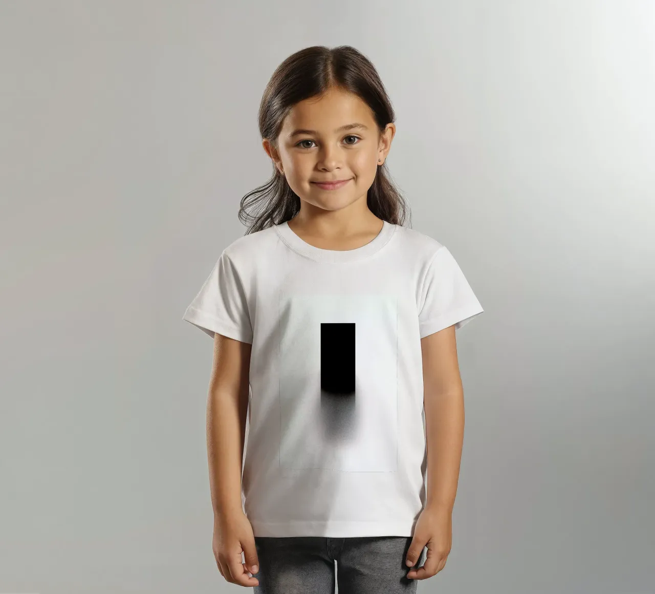 Fading rectangle kinder t-shirt van LeDieg