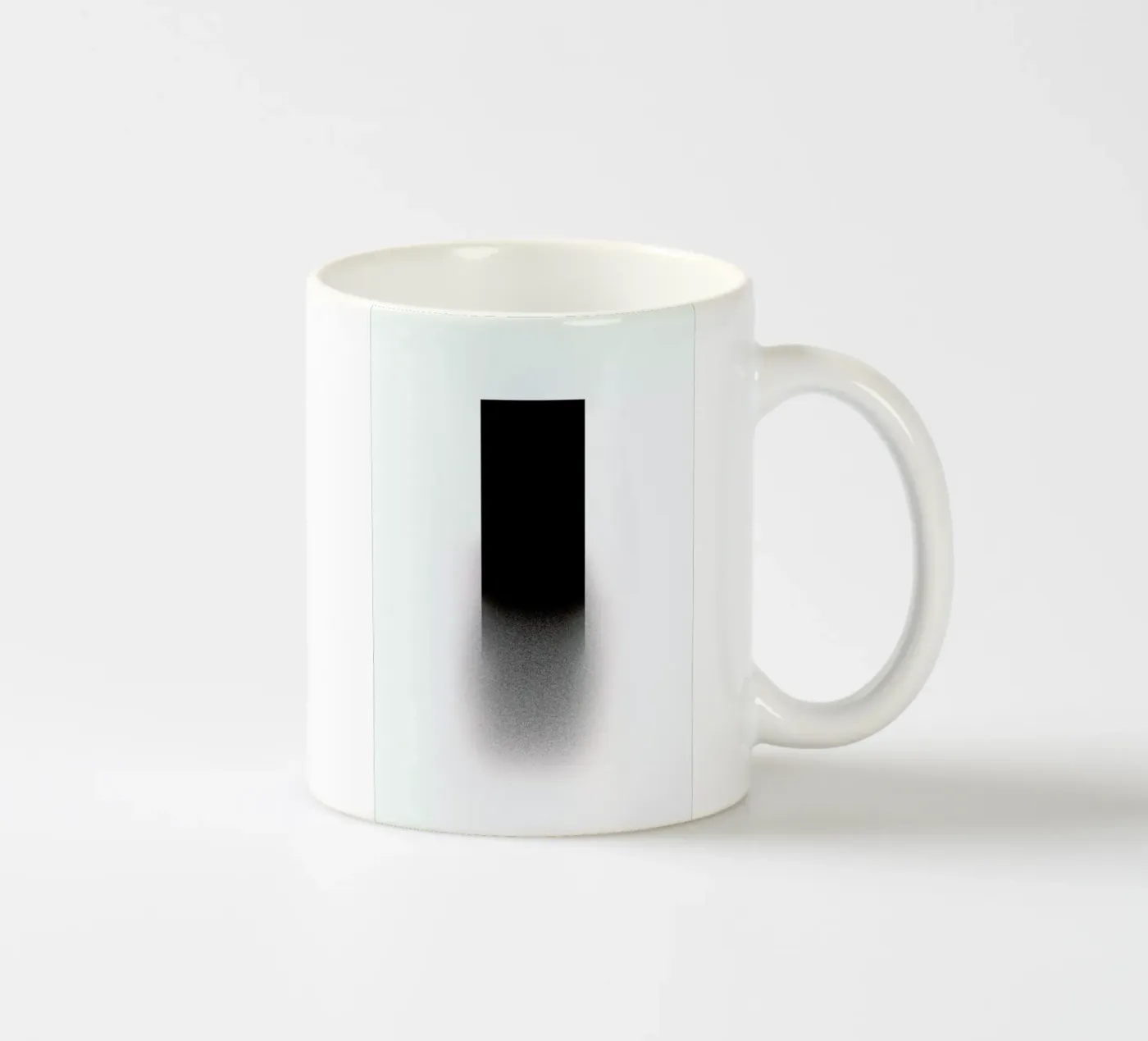 Fading rectangle ceramic mug by LeDieg
