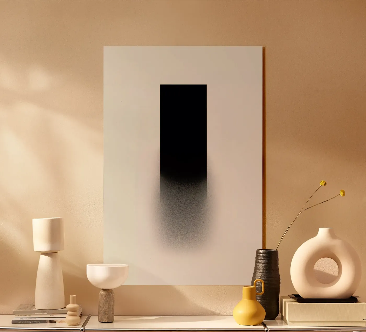 Fading rectangle acryl van LeDieg