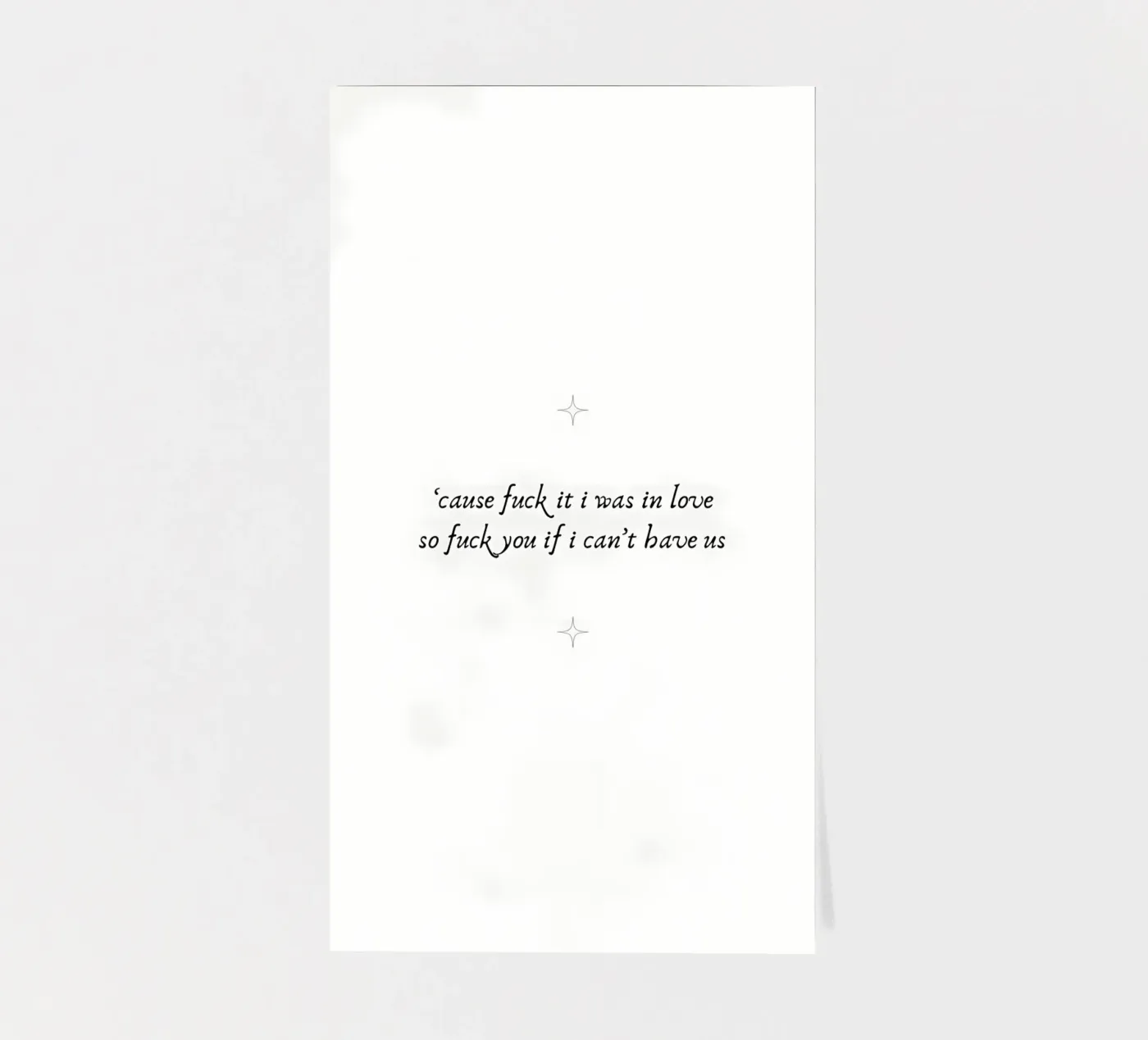 Down Bad stickervel van bonglantrungmuoi