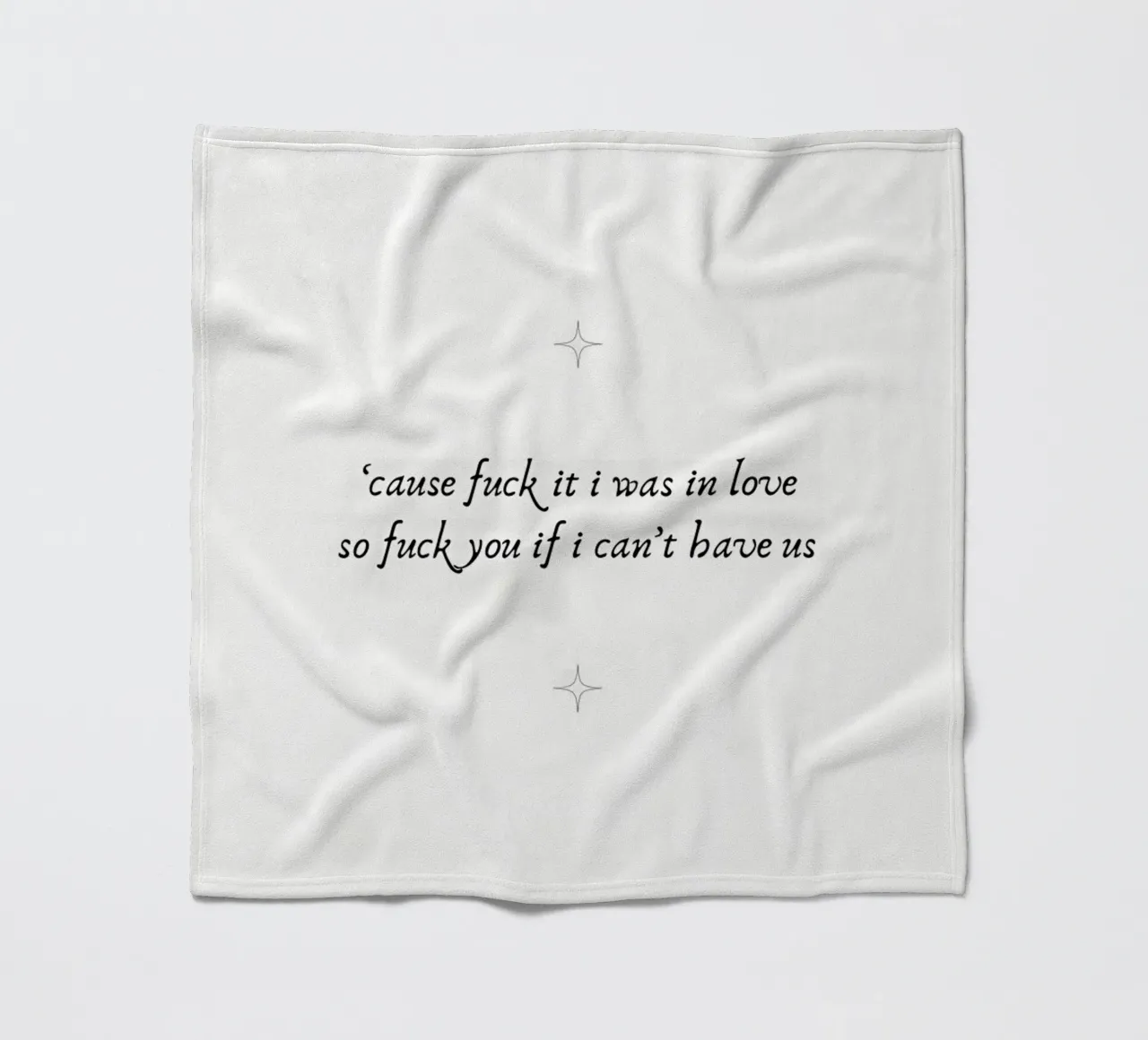 Down Bad fleece blanket by bonglantrungmuoi
