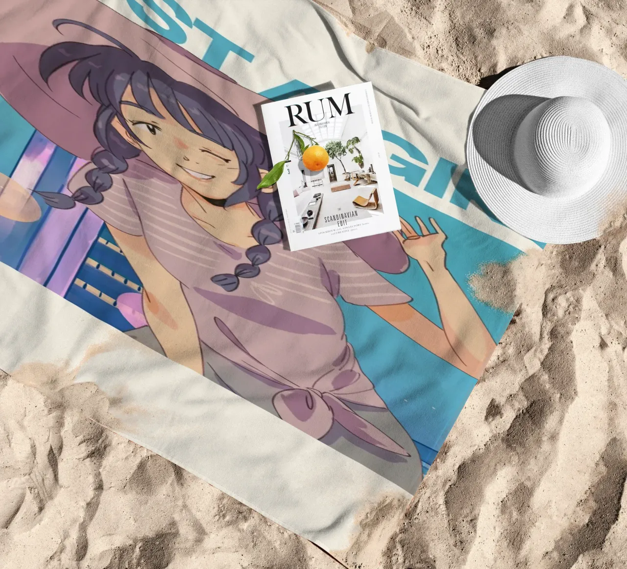 solo una ragazza telo mare da mazzihanq