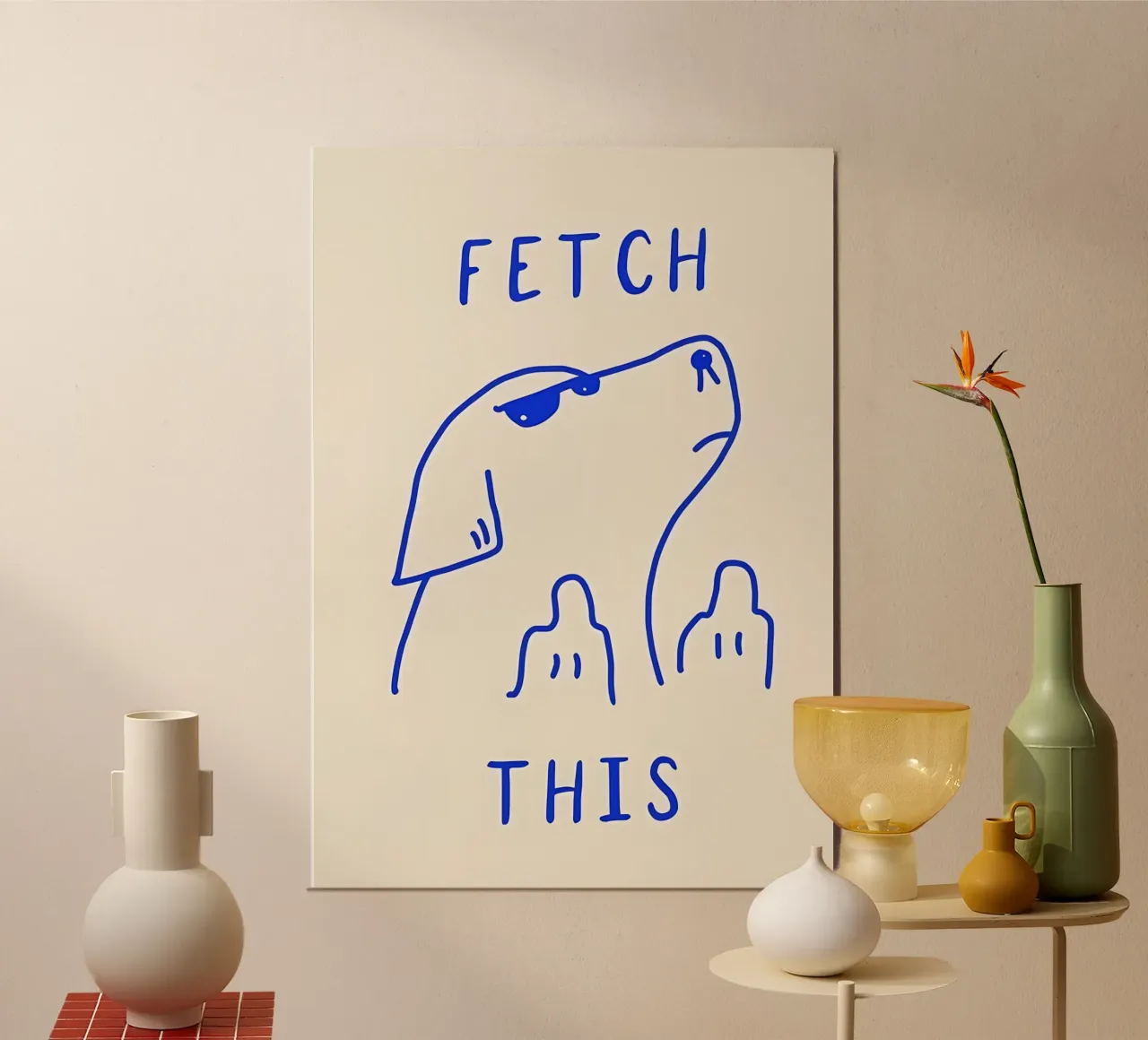 fettch questo poster con telaio in plastica da bonglantrungmuoi
