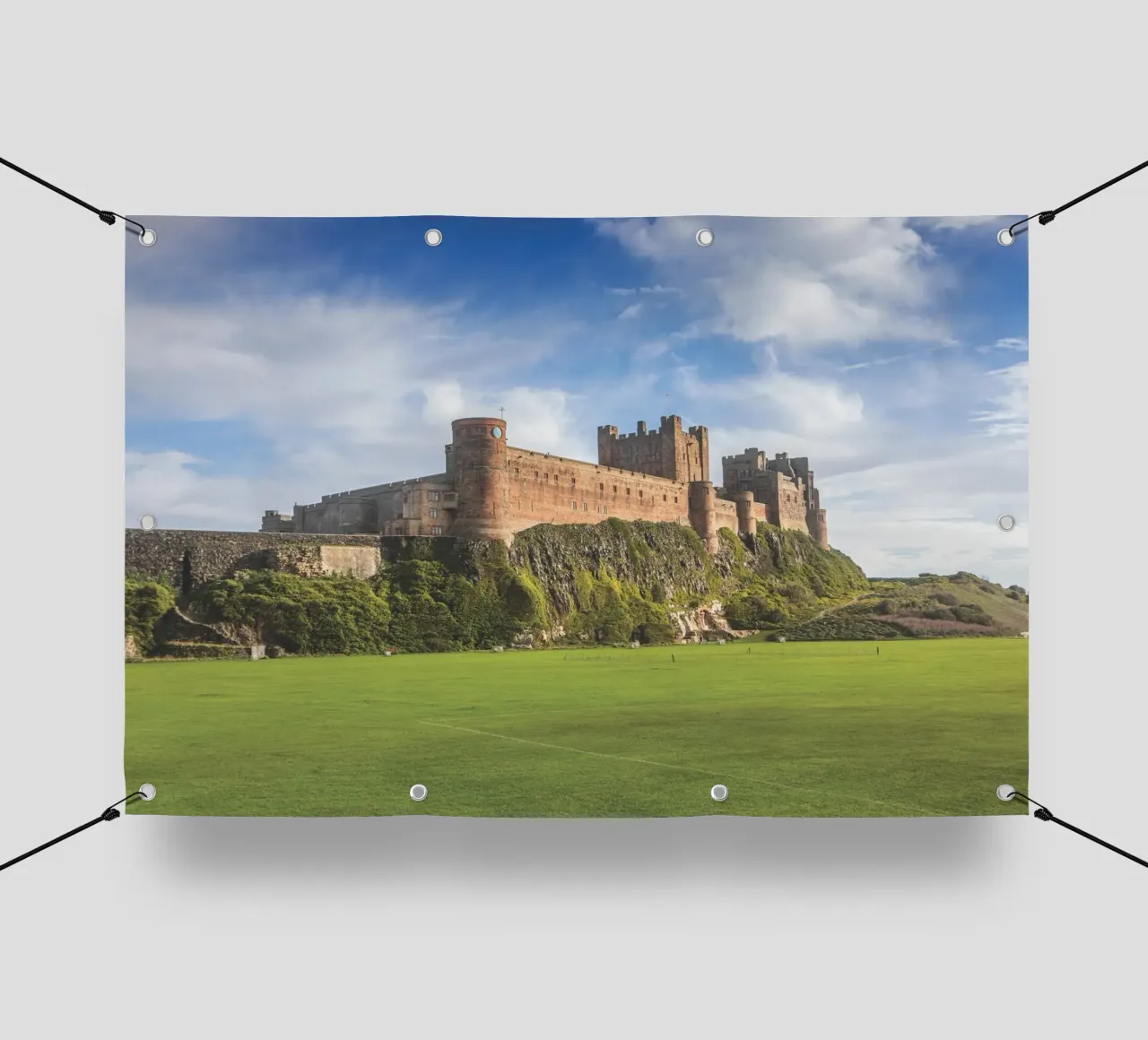 Bamburgh Castle telo in pvc da Dave Hare Photography