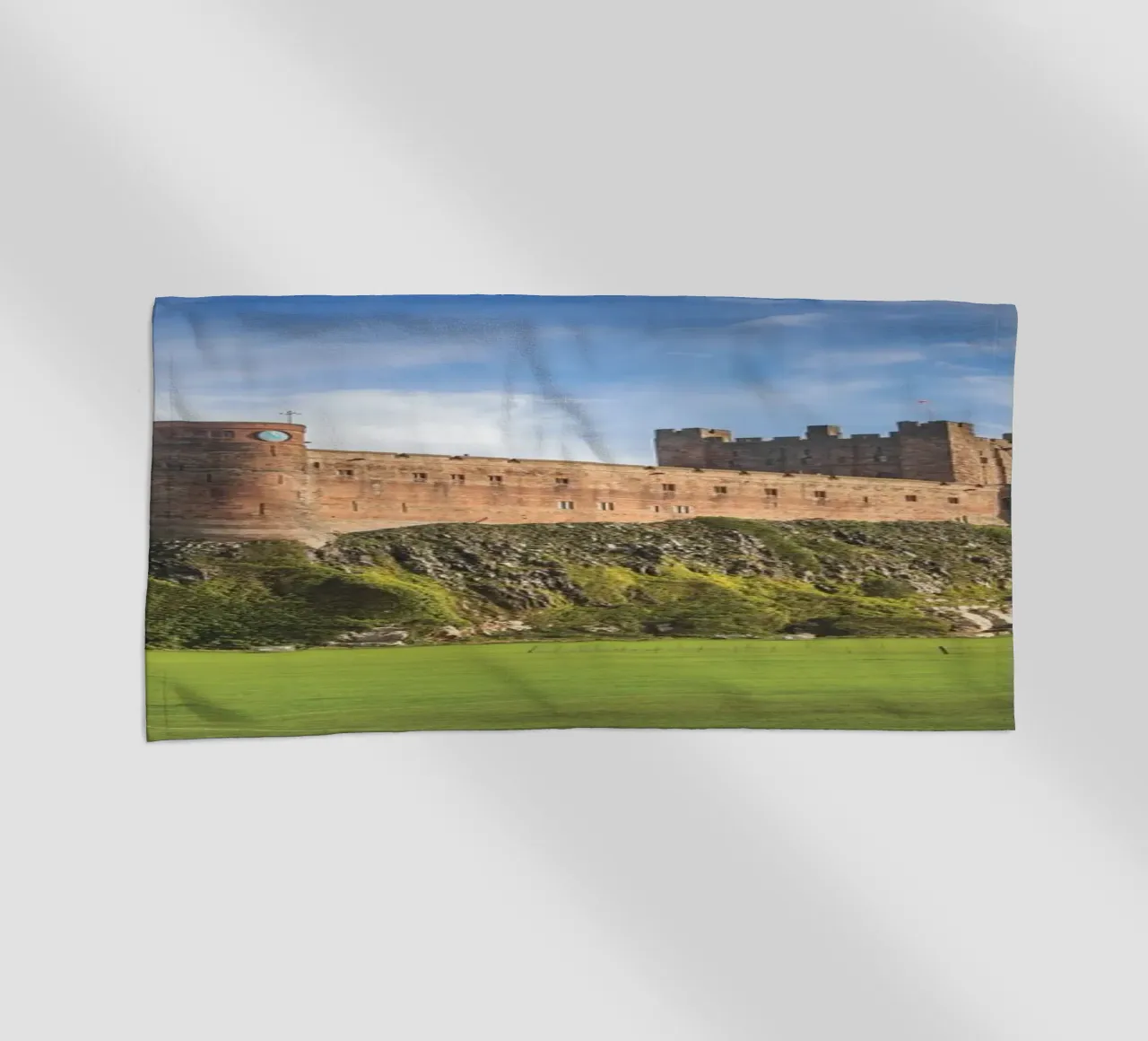 Bamburgh Castle telo mare da Dave Hare Photography