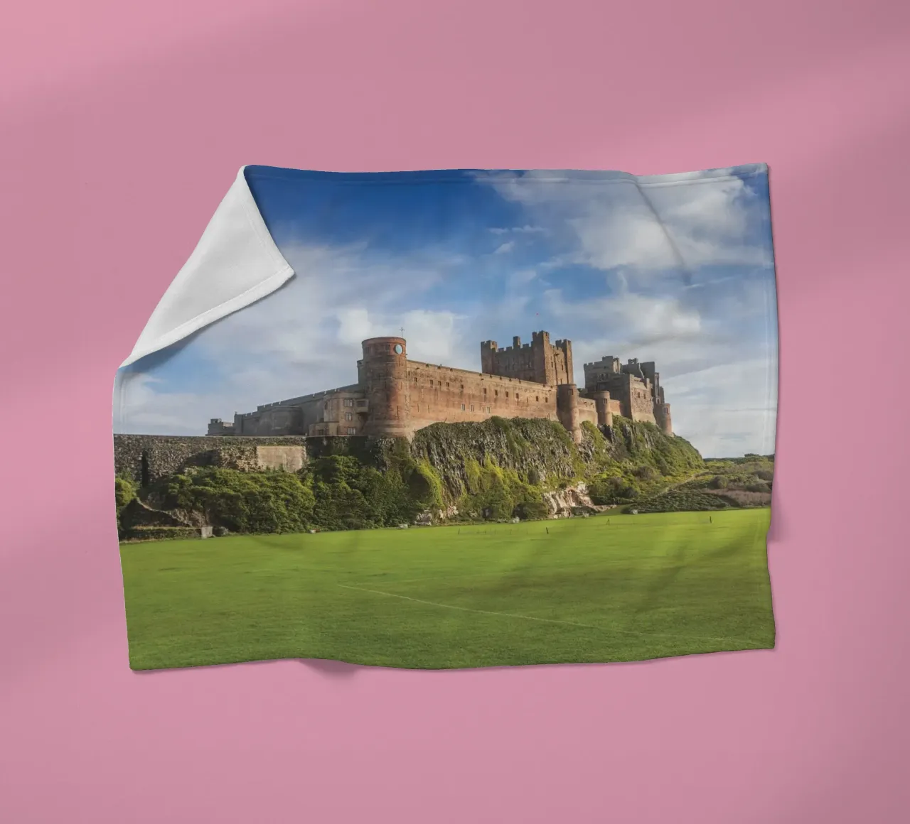 Bamburgh Castle coperta in pile da Dave Hare Photography