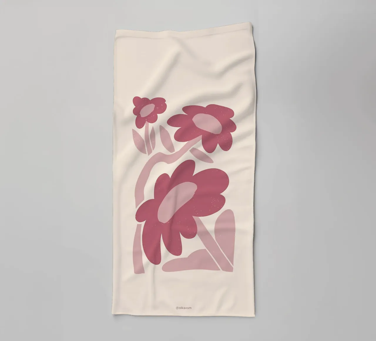 flower towel by bonglantrungmuoi