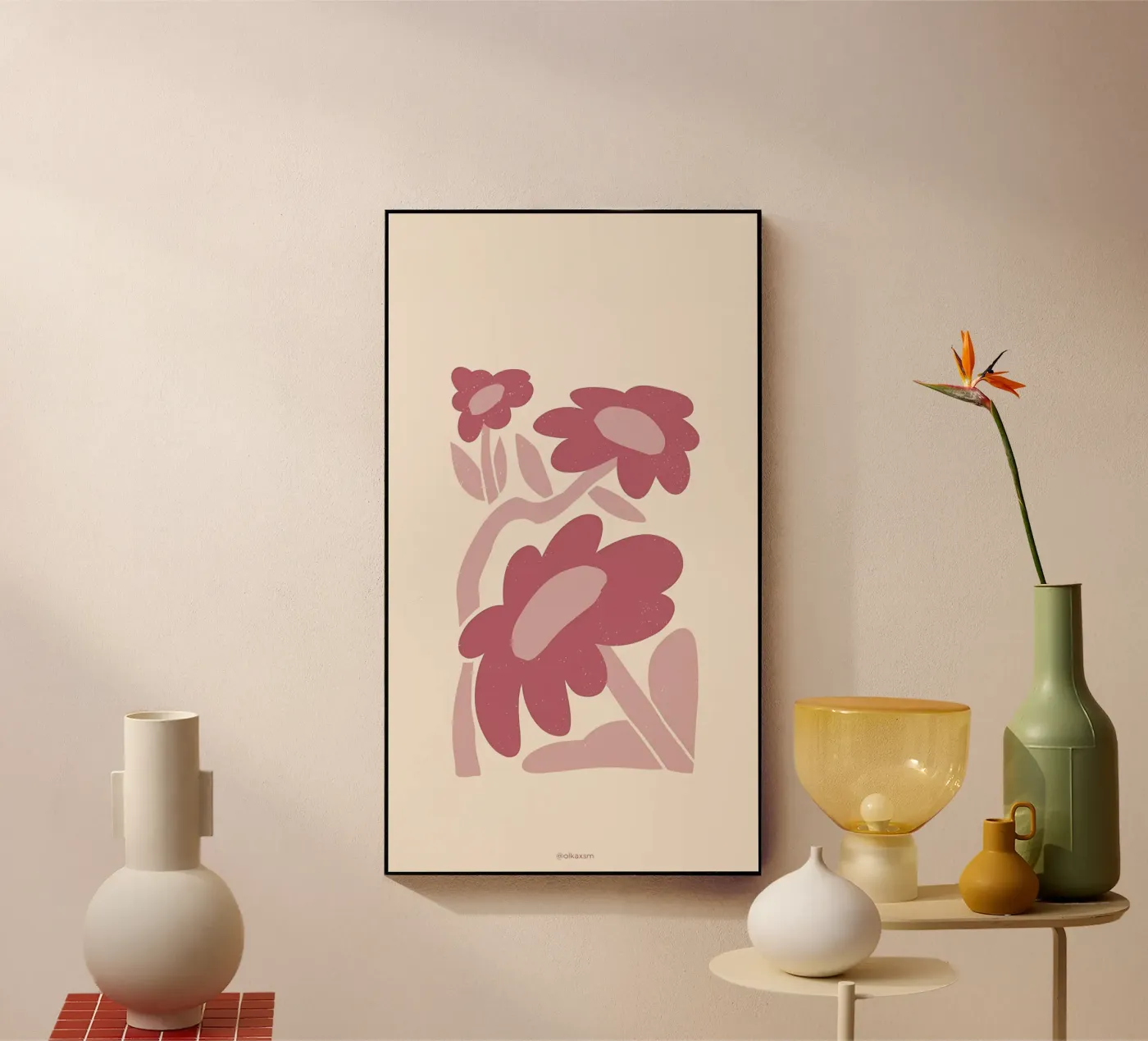 Blume Acryl-Glas von bonglantrungmuoi