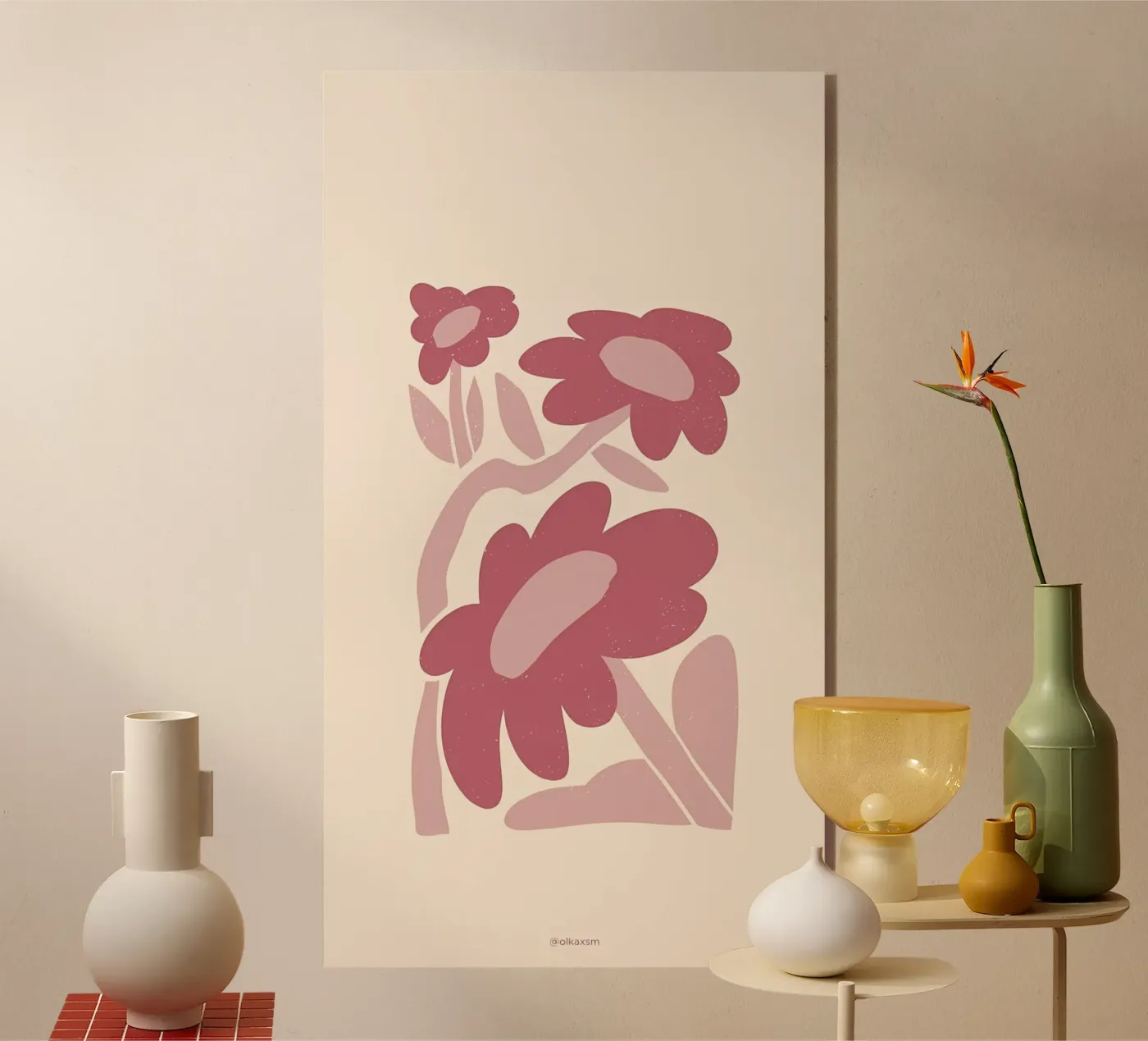 Blume Acryl-Glas von bonglantrungmuoi