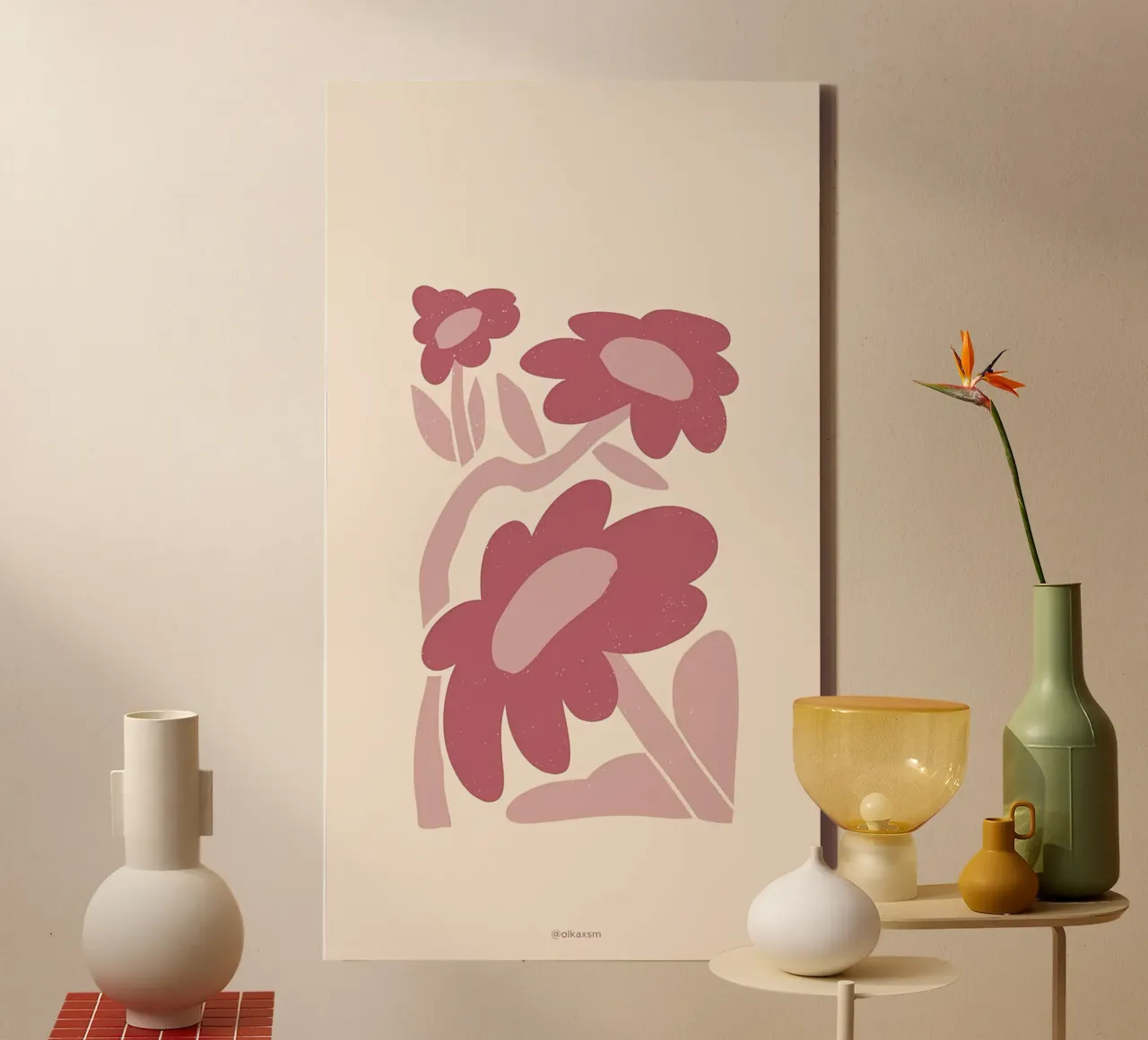 flower canvas by bonglantrungmuoi
