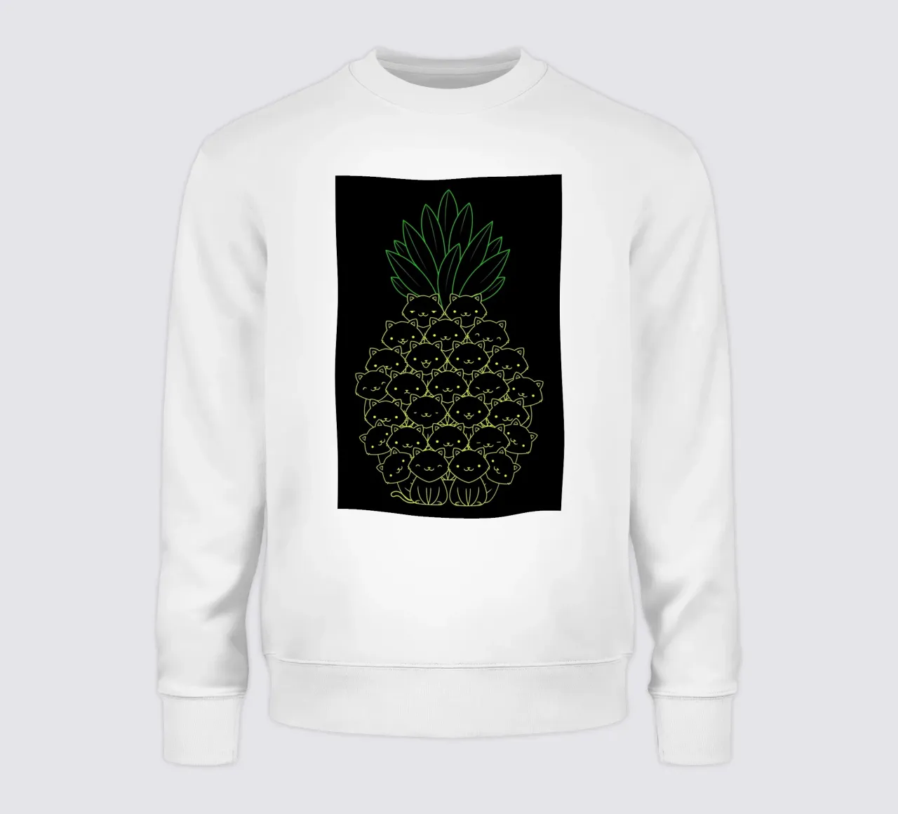 Pineaple Cat Sweatshirt von Tobe Fonseca