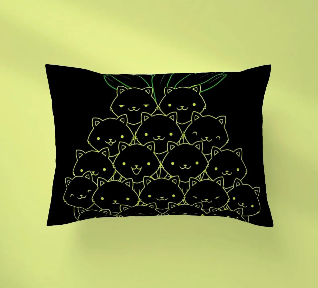 Pineaple Cat cuscino da Tobe Fonseca
