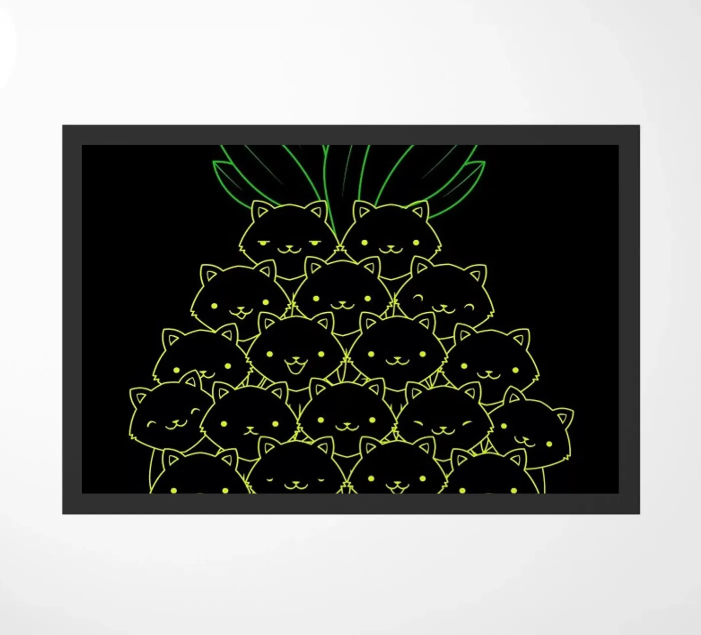 Pineaple Cat deurmat van Tobe Fonseca